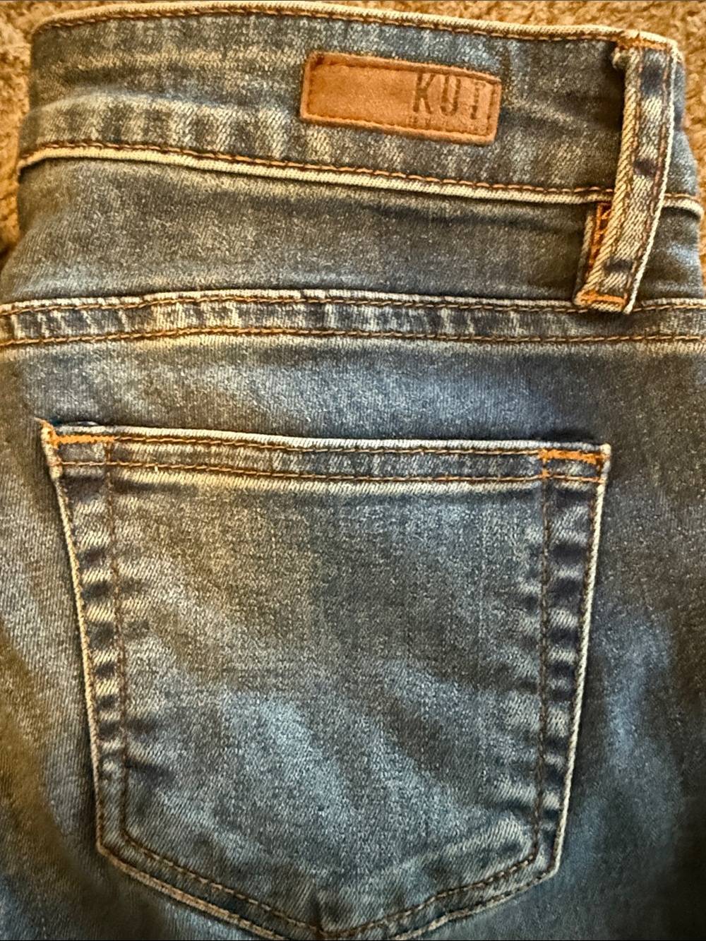 Kut from the Kloth Women's Skinny Jeans in Medium Blue Denim